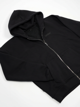 Oversized Zip Hoodie - GRNK Core - All Black
