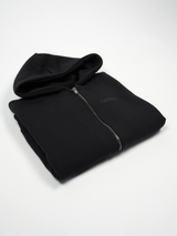 Oversized Zip Hoodie - GRNK Core - All Black