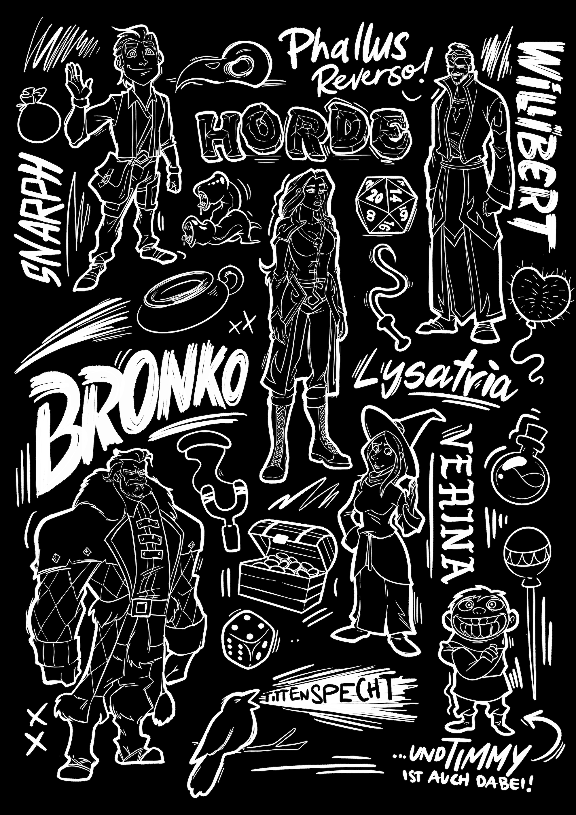 T-Shirt - HORDE - Ikonen