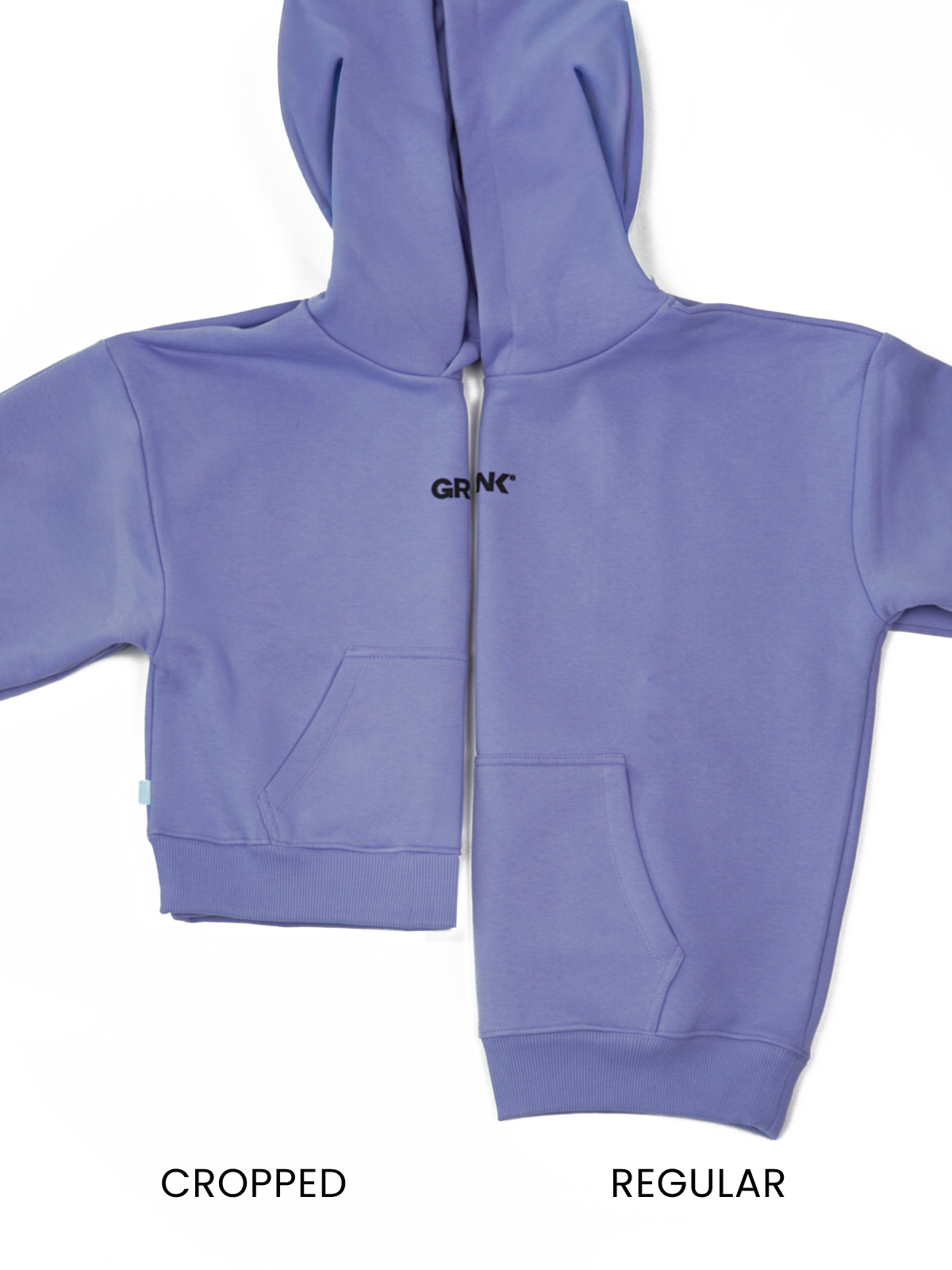 Oversized Cropped Hoodie - GRNK Core - Stardust