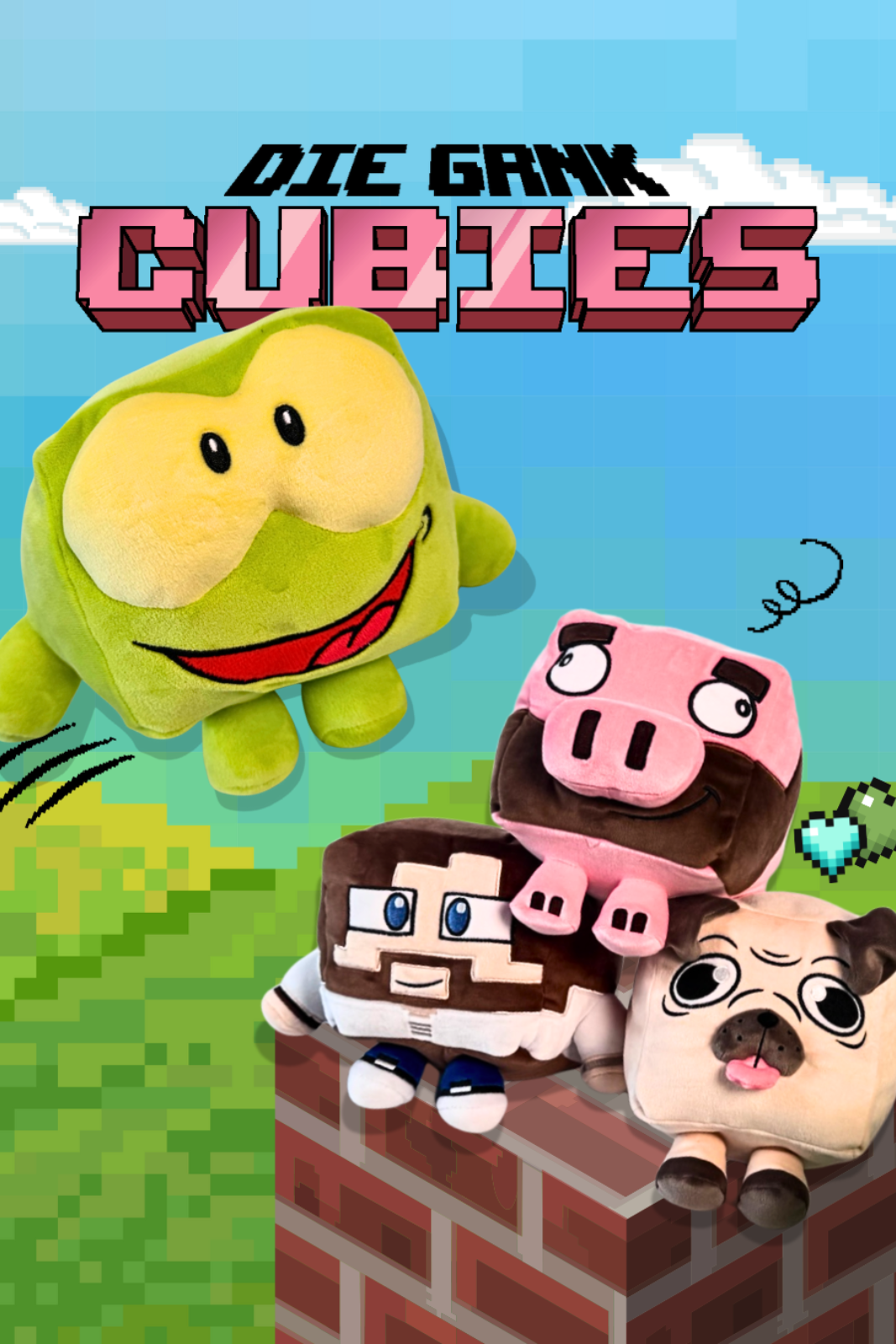 Cubie Plüschtier - Gronkh - Minecraft Skin